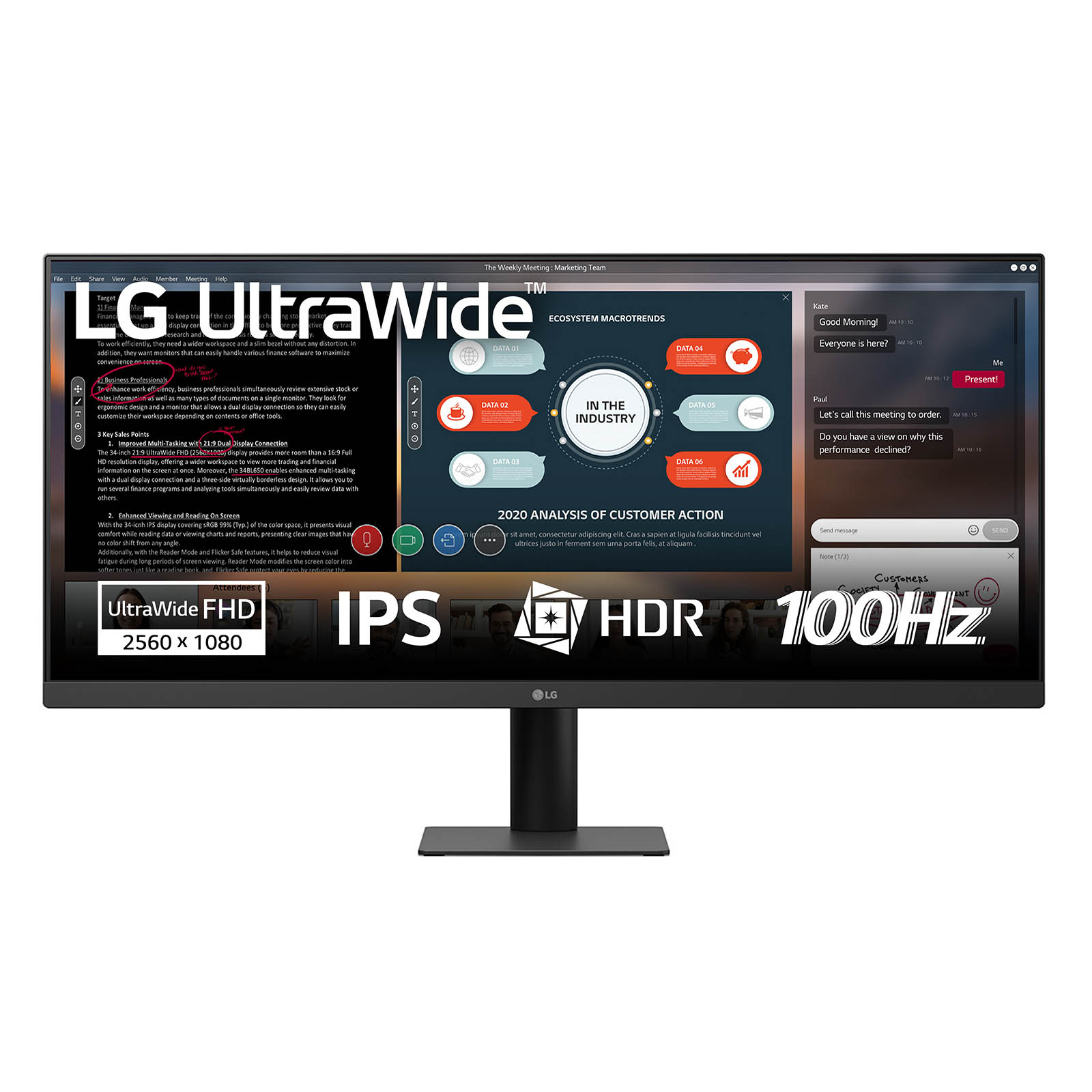 Monitor LG 29″ 29U511A-B IPS WFHD 100Hz FreeSync / G-Sync 5ms