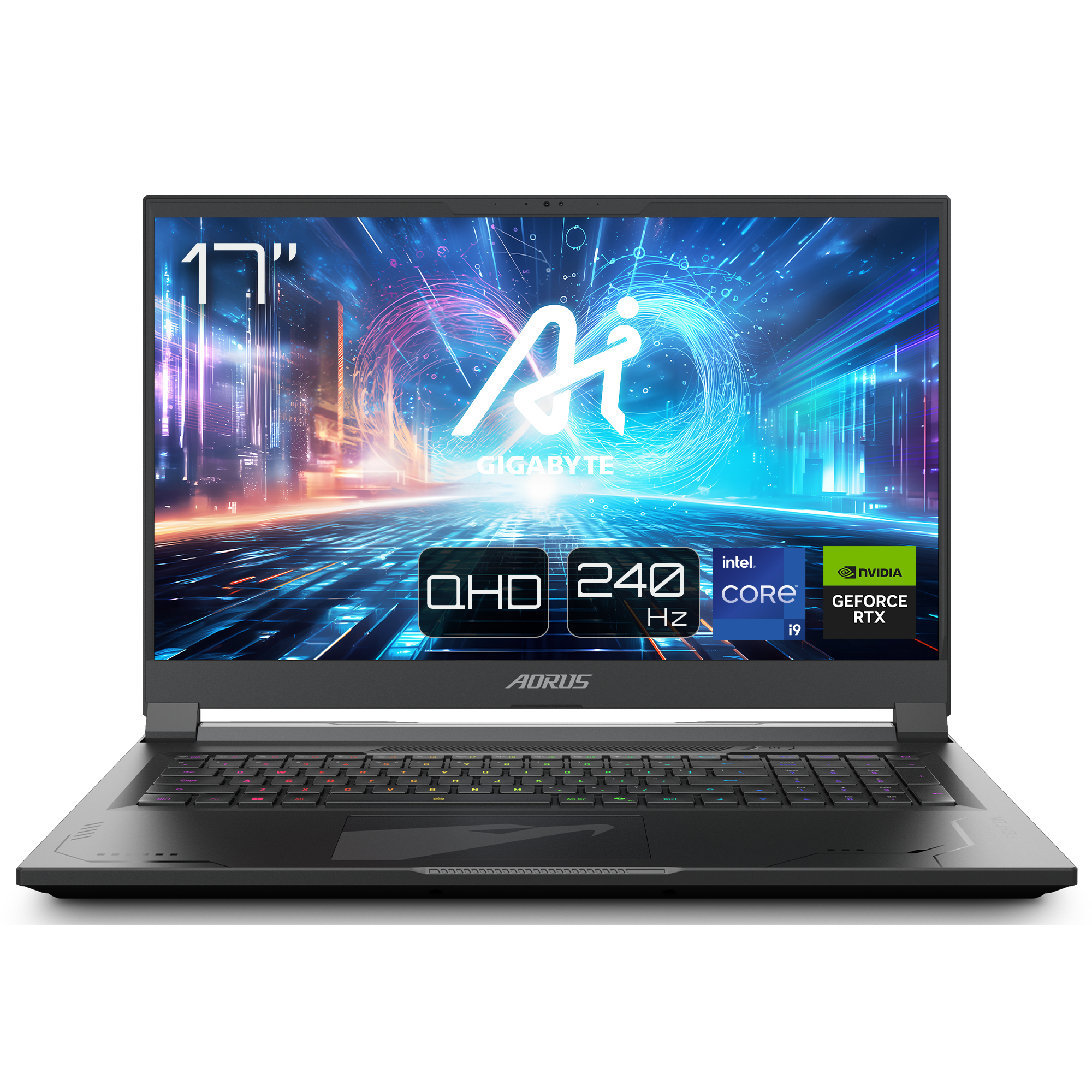 Portátil Gigabyte AORUS 17X AZF-D5PT665SH 17″ i9-13980HX 32GB DDR5 2x1TB RTX 4090 QHD+ 240Hz W11