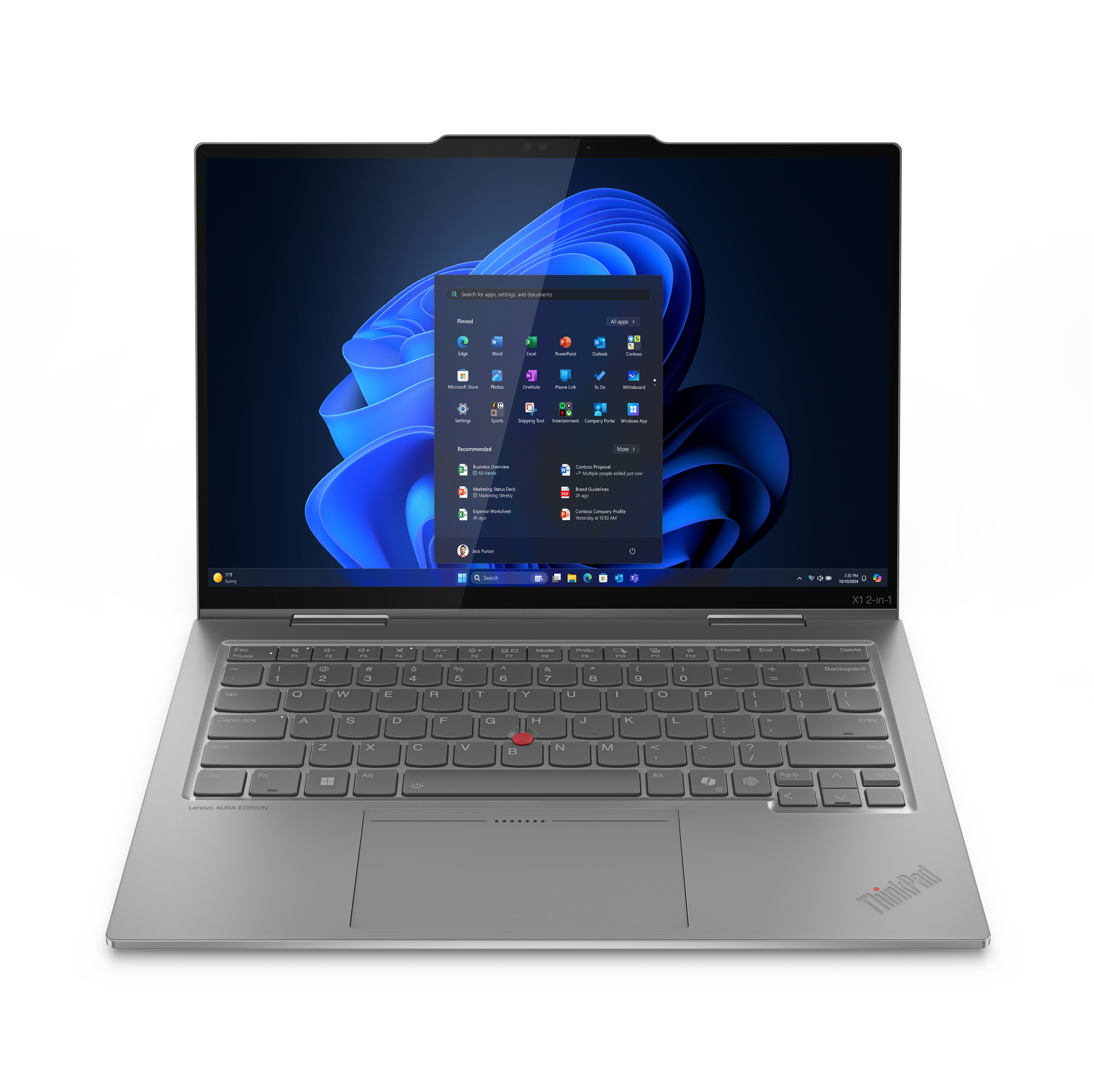 LENOVO THINKPAD X1 2 EM 1 AI G10 AURA ULTRA7 255 32GB 1TB 5G 14″ TOUCH W11PRO 3Y