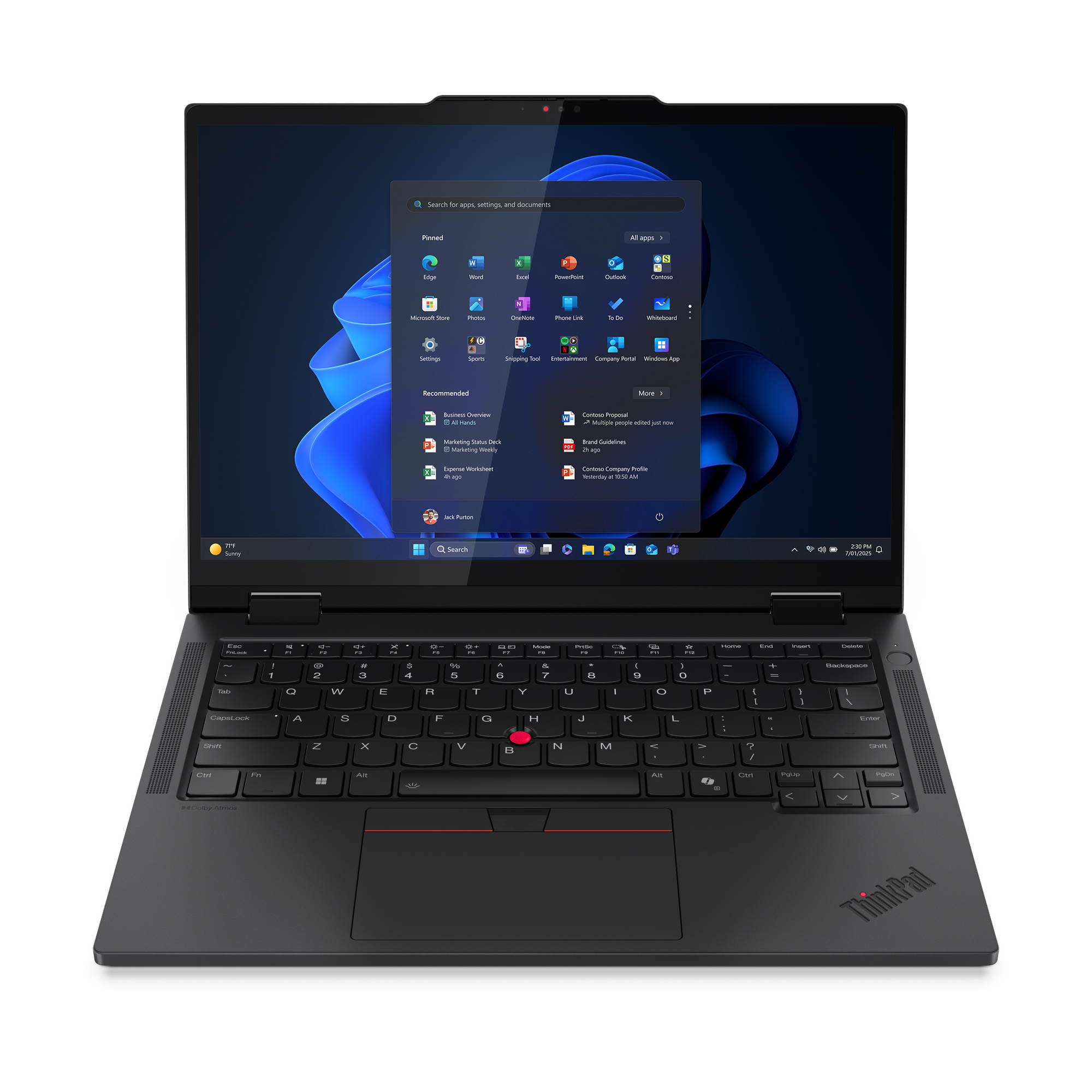 LENOVO ThinkPad T14s 2in1 Gen 1 Ultra 7 255U 14INCH WUXGA 32GB 1TB SSD M.2 Intel Graphics Win11 Pro 3Y