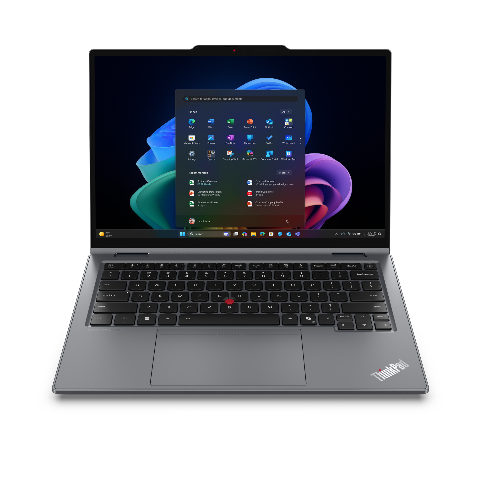 LENOVO ThinkPad X1 2-in-1 Gen 11 Intel Core Ultra 7 355 14inch 2.8K OLED 32GB 1TB Integrated Intel AI Boost up to 49 TOPS W11P 3Y